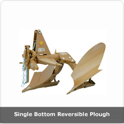 Single bottom Reversible Plough